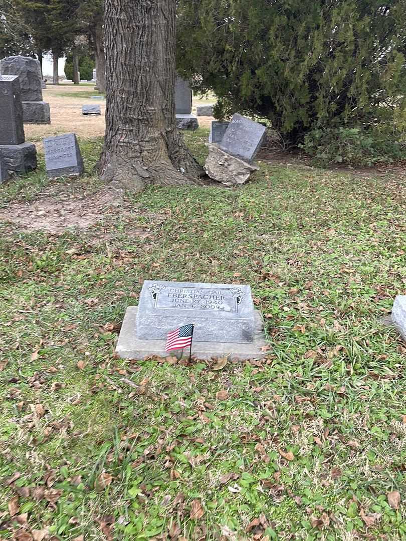 Christian Gail Eberspacher's grave. Photo 2