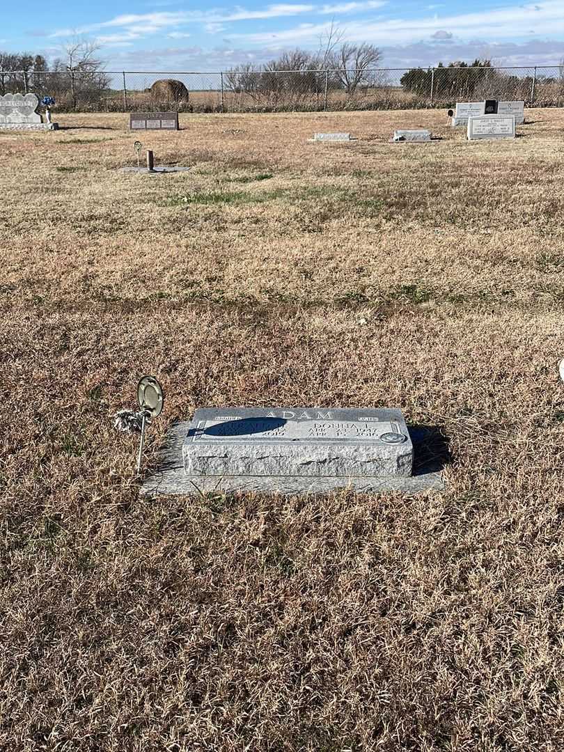 Gerald H. Adam's grave. Photo 2