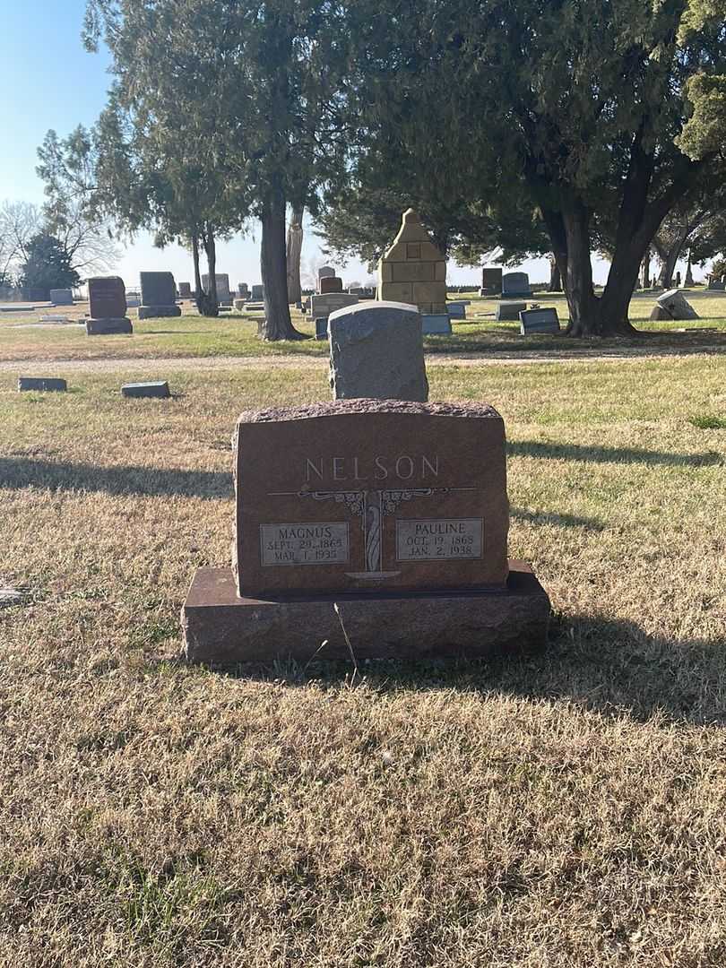 Magnus Nelson's grave. Photo 2