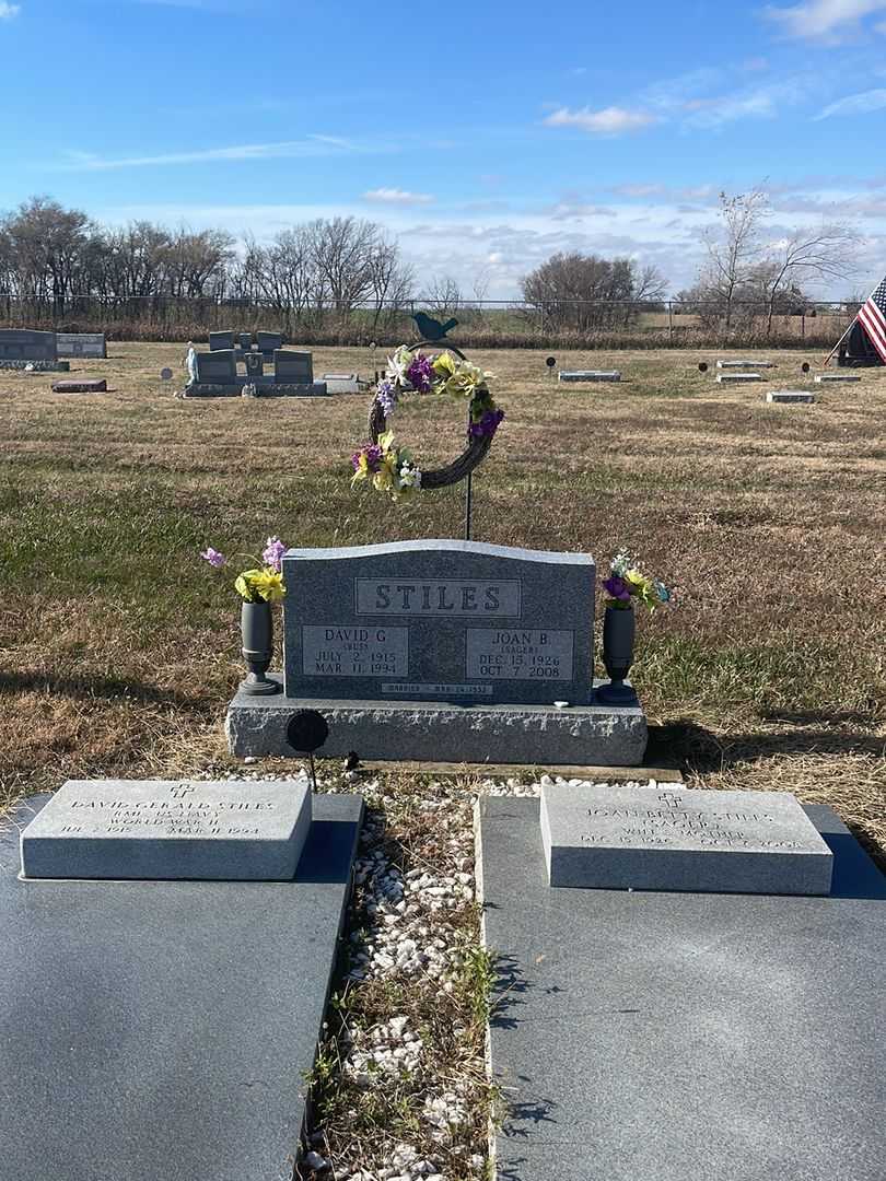 Joan Betty Sager Stiles's grave. Photo 2