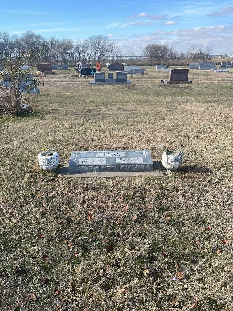 Harry H. Haas's grave. Photo 2