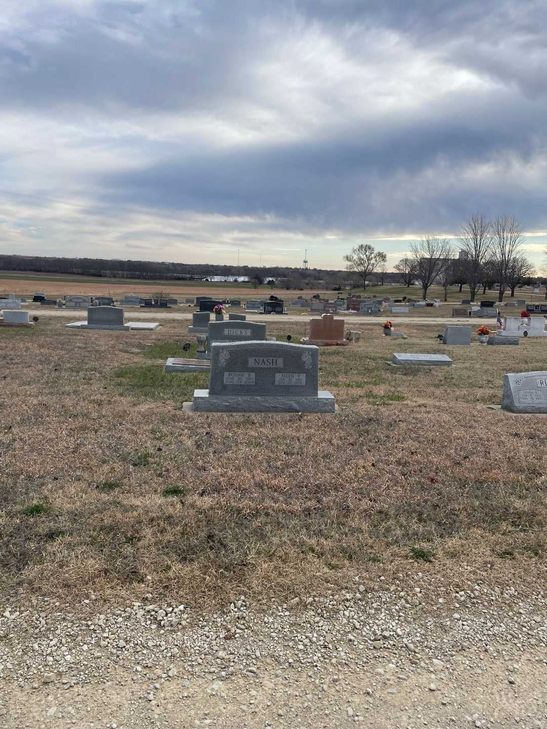 Allen T. Nash's grave. Photo 2