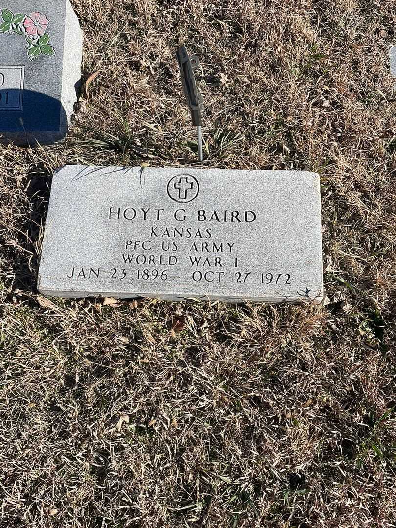 Hoyt G. Baird's grave. Photo 3