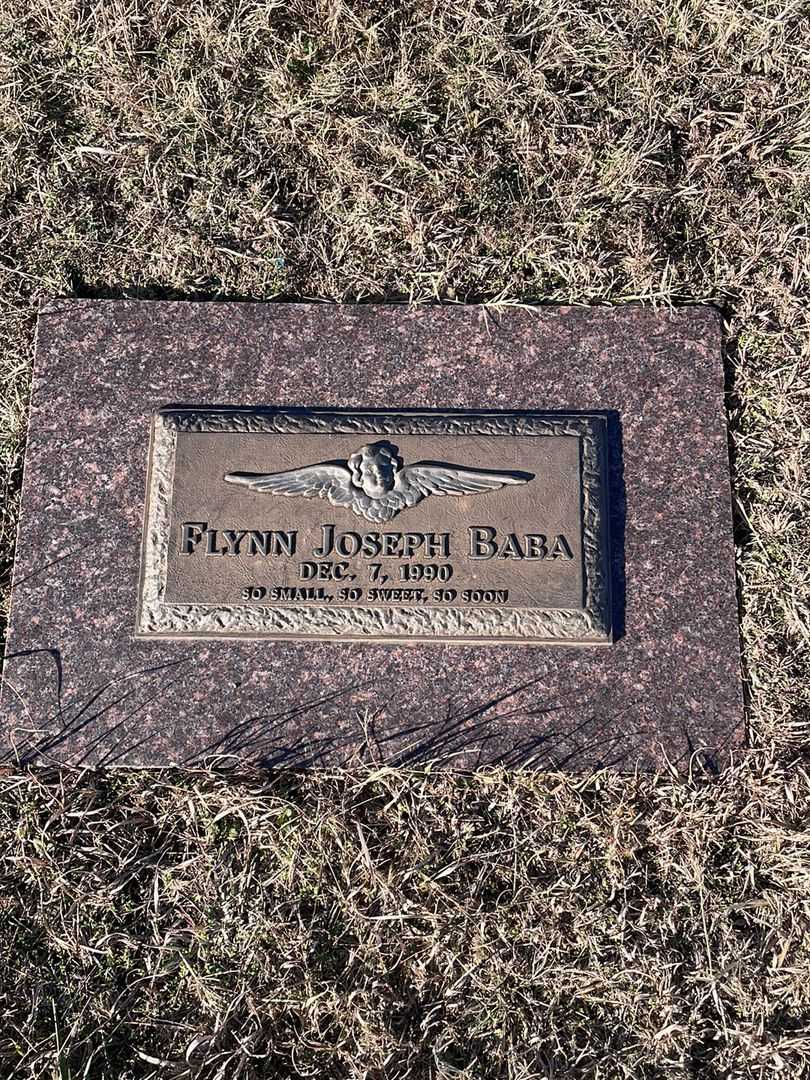 Flynn Joseph Baba's grave. Photo 1