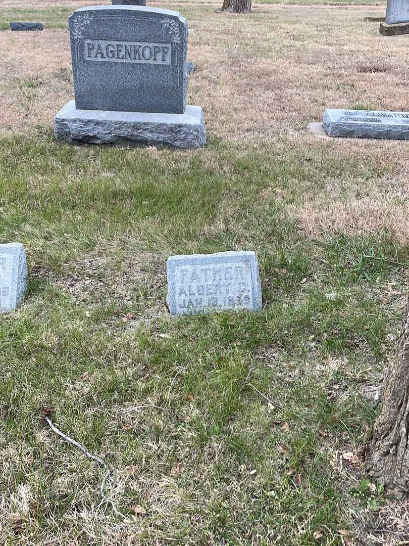 Albert C. Pagenkopf's grave. Photo 2