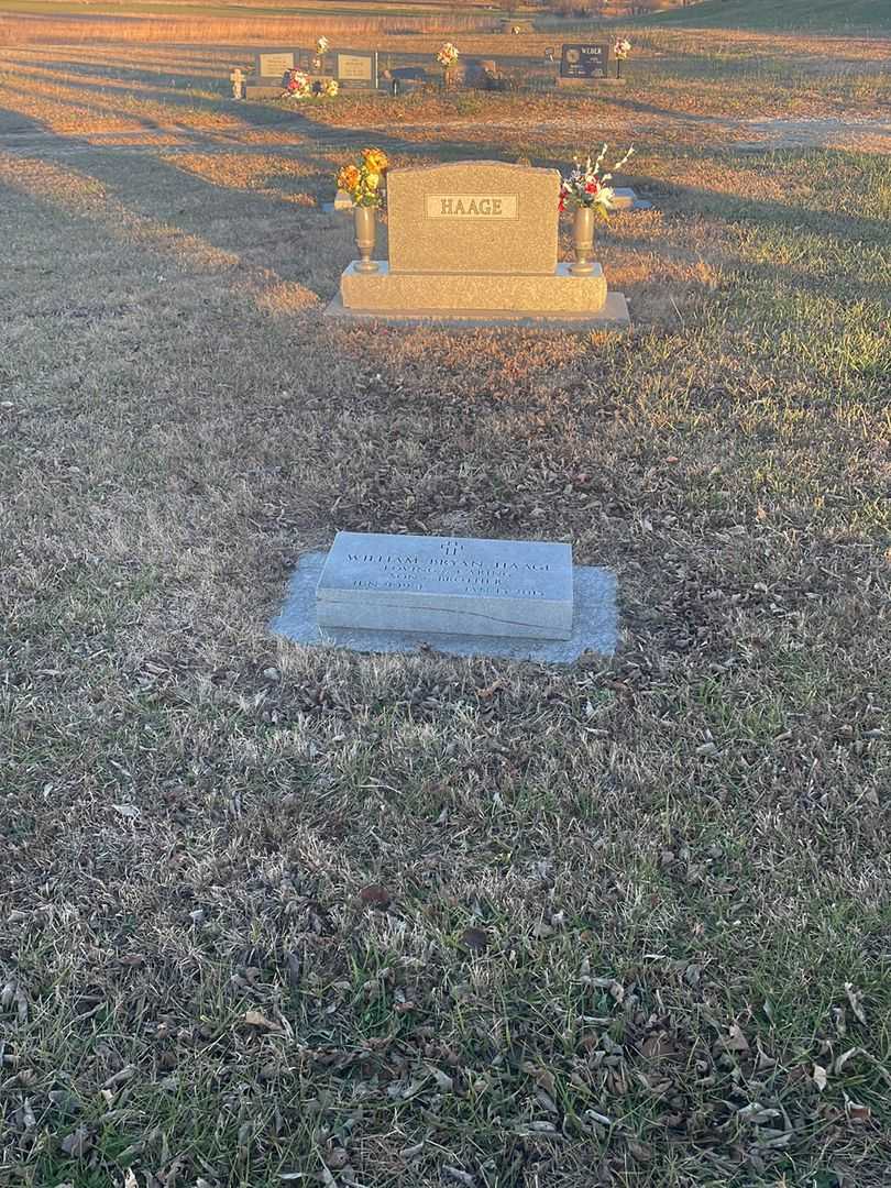 William Bryan Haage's grave. Photo 2