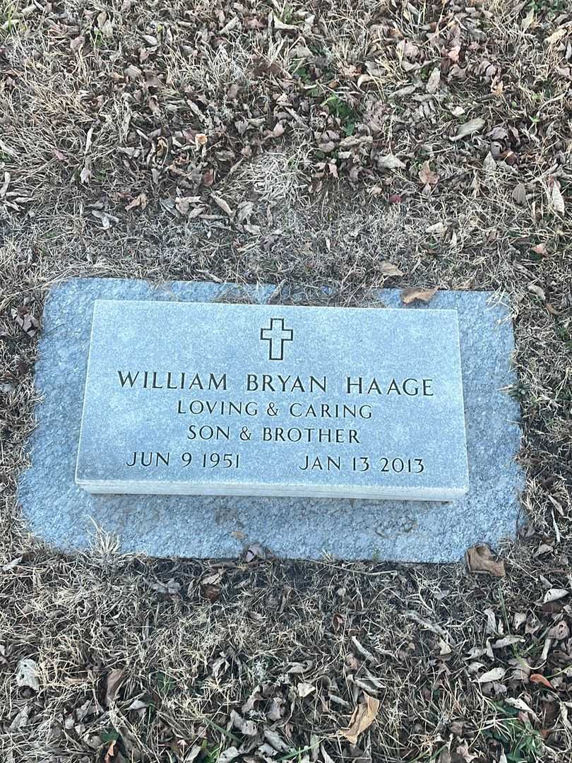 William Bryan Haage's grave. Photo 1