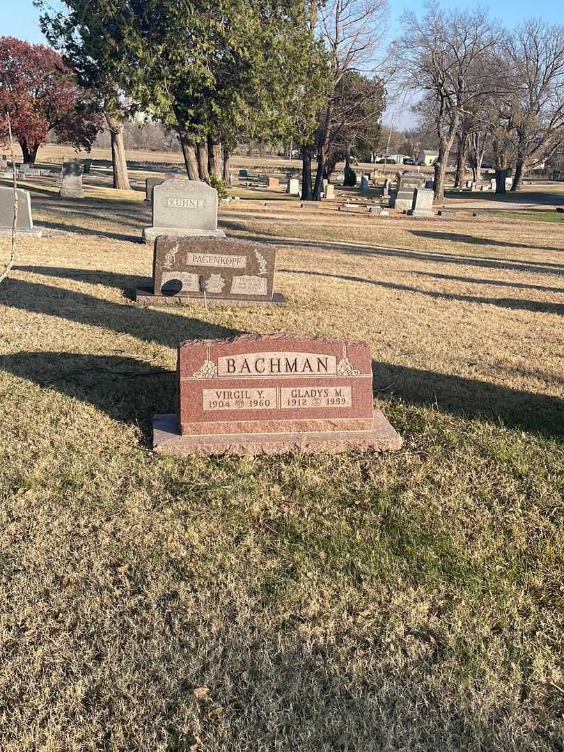 Virgil York Bachman's grave. Photo 2