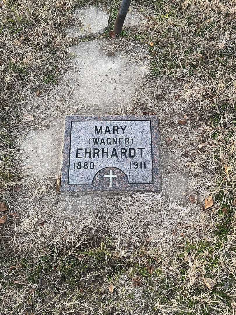 Mary Wagner Ehrhardt's grave. Photo 1