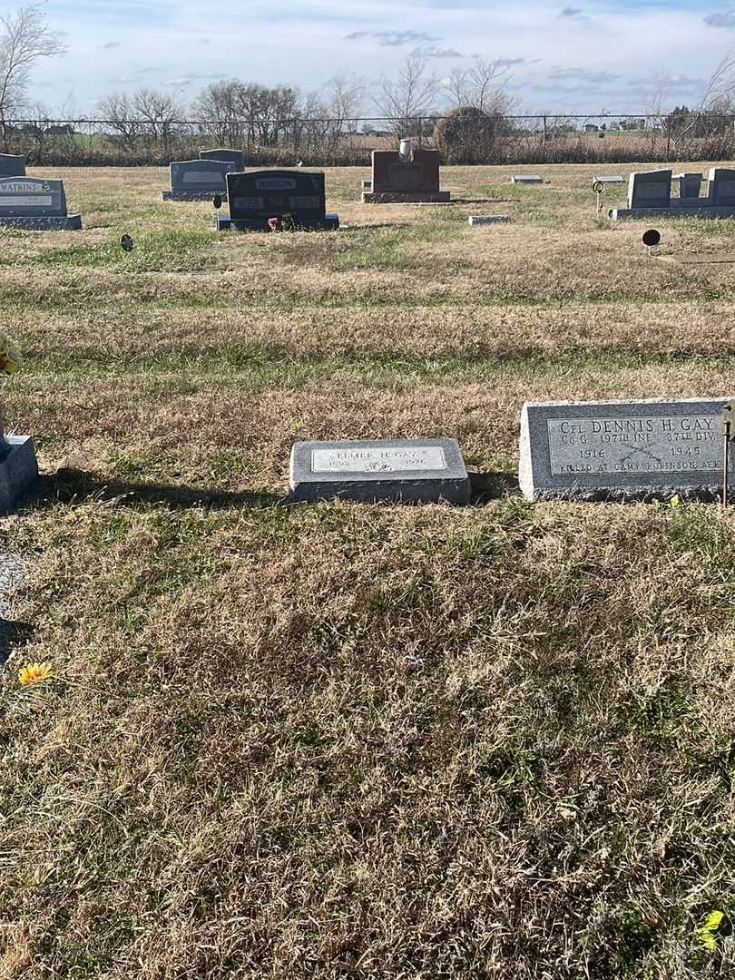 Elmer H. Gay's grave. Photo 2