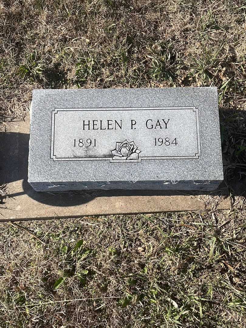 Helen P. Gay's grave. Photo 4