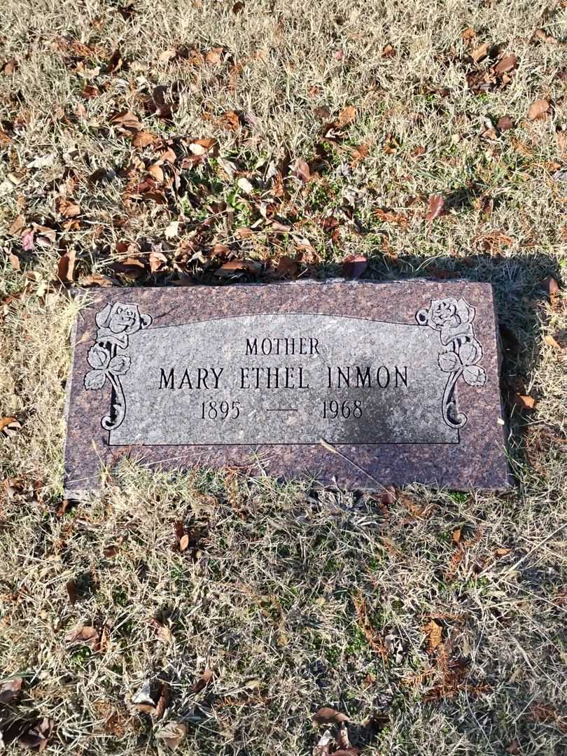 Mary Ethel Inmon's grave. Photo 1