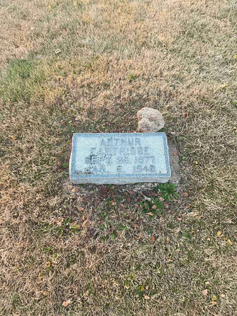 Arthur Eastridge's grave. Photo 2