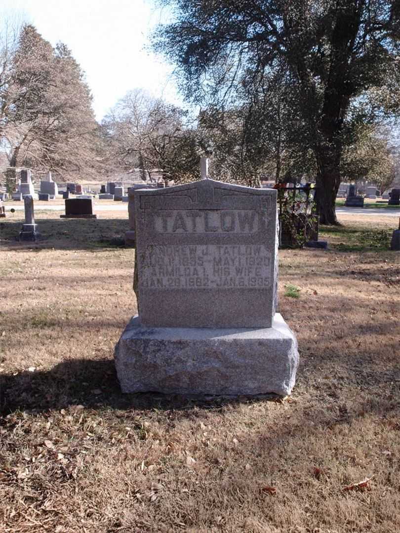 Armilda I. Tatlow's grave. Photo 2