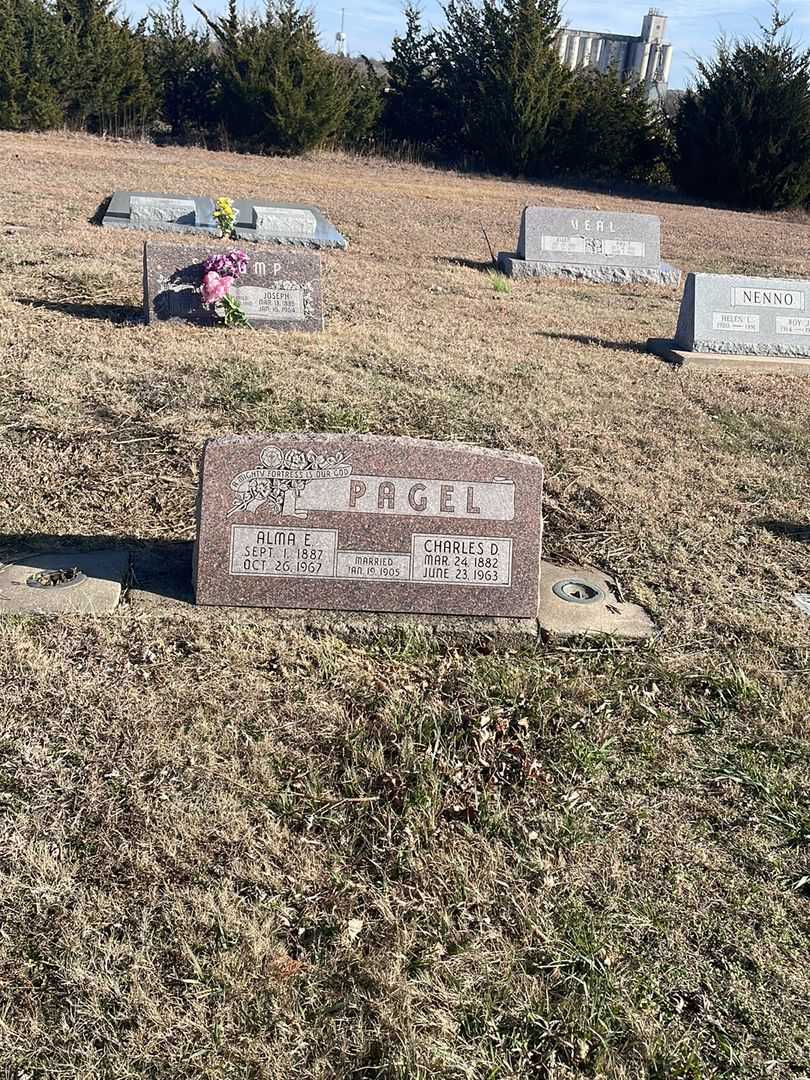 Charles D. Pagel's grave. Photo 2