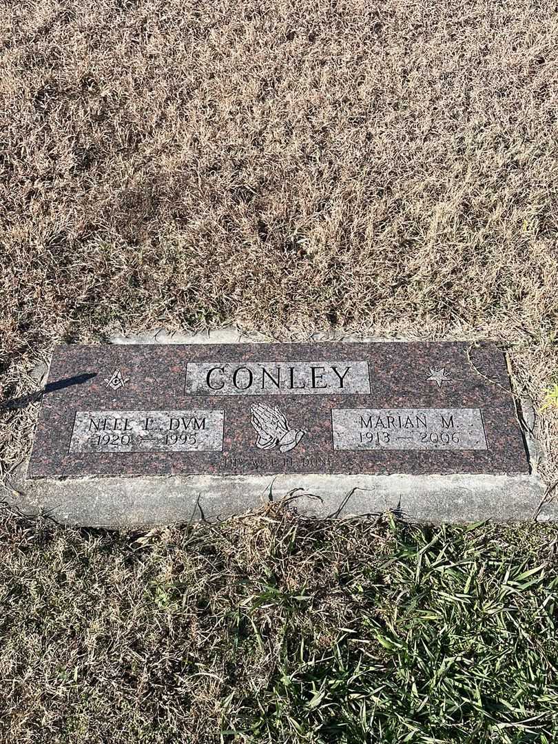 Neel L. DVM Conley's grave. Photo 1