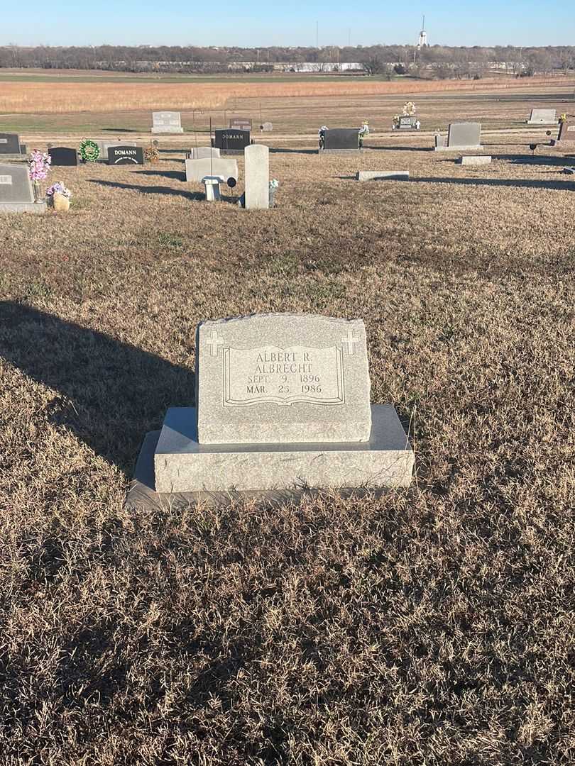 Albert R. Albrecht's grave. Photo 2