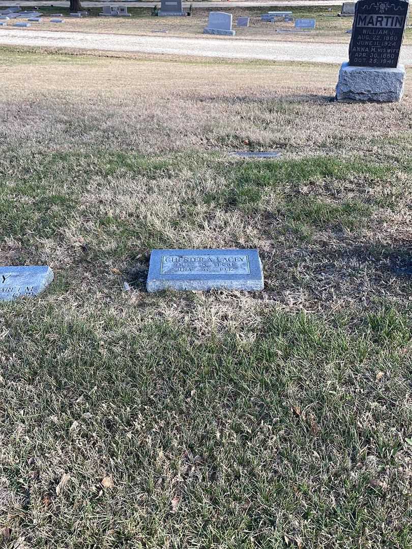 Chester A. Lacey's grave. Photo 2