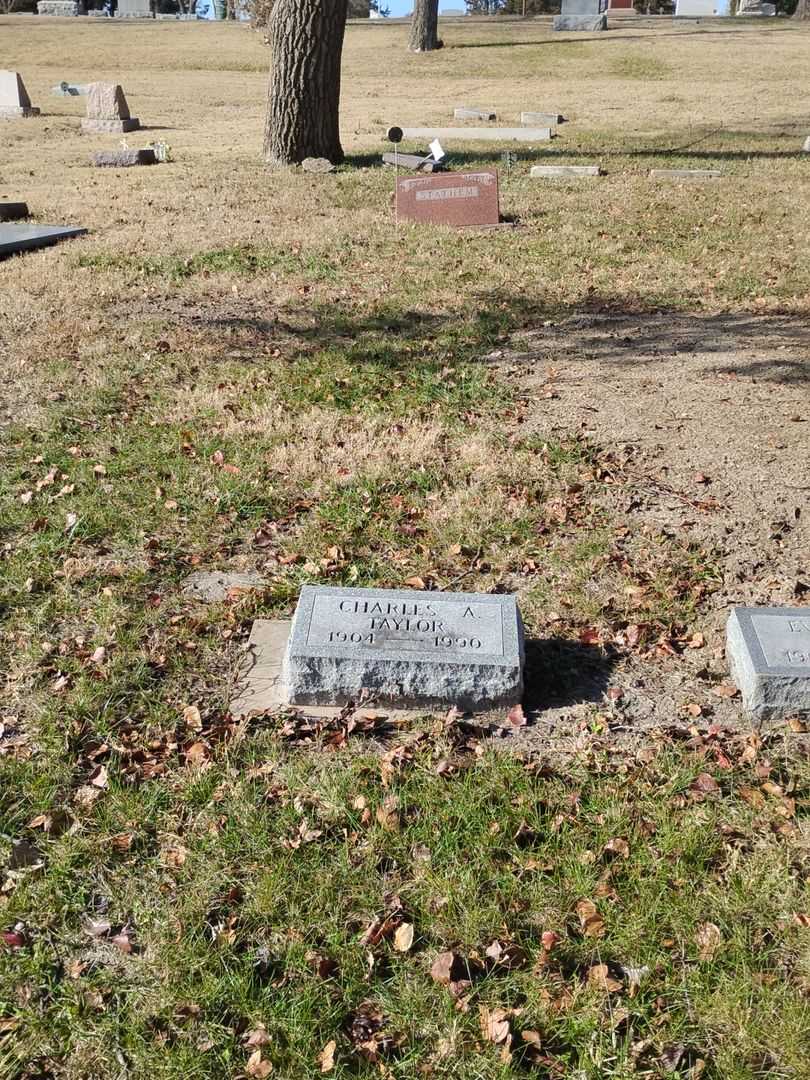 Charles A. Taylor's grave. Photo 2