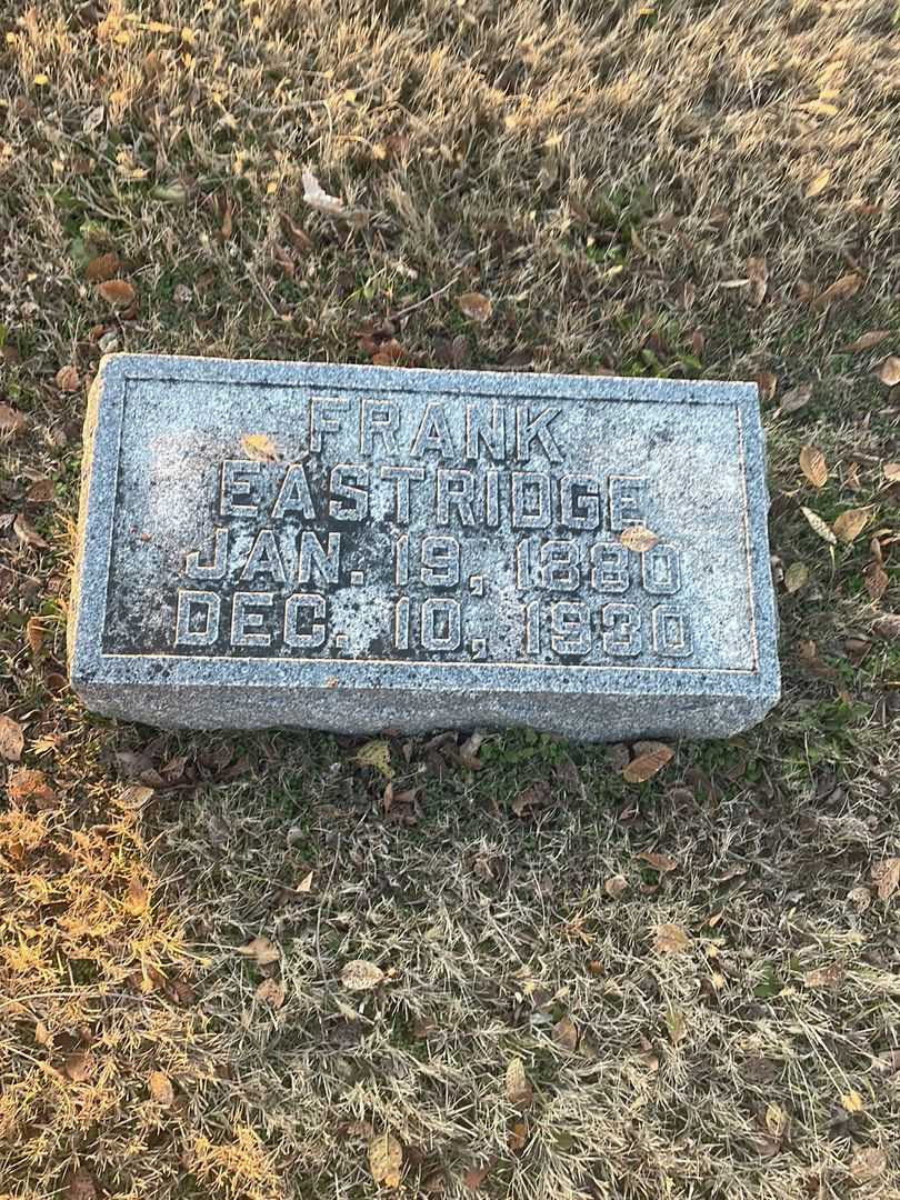 Frank Eastridge's grave. Photo 1