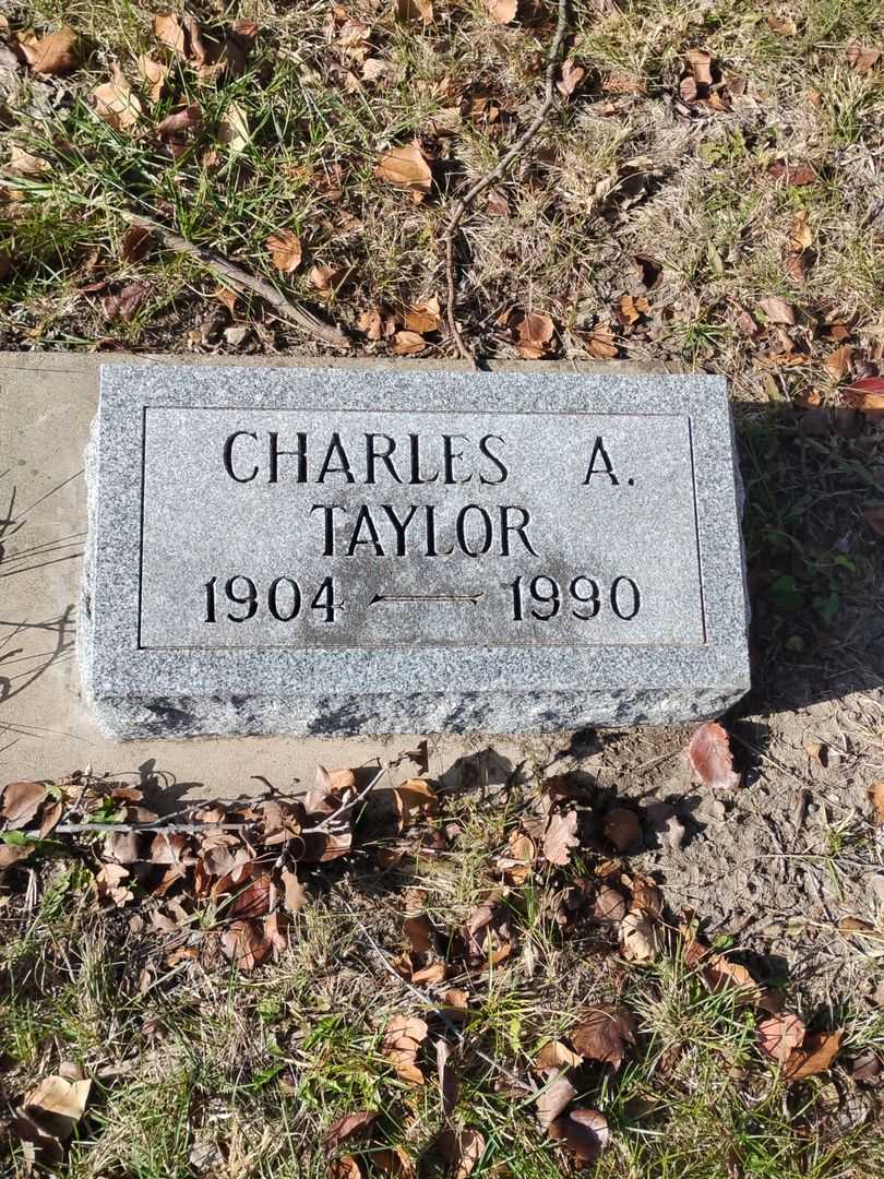 Charles A. Taylor's grave. Photo 3