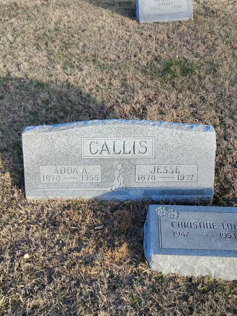 Adda A. Callis's grave. Photo 1