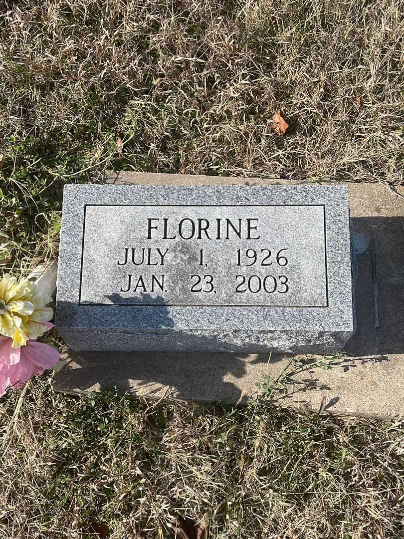 Florine Daetwiler's grave. Photo 3