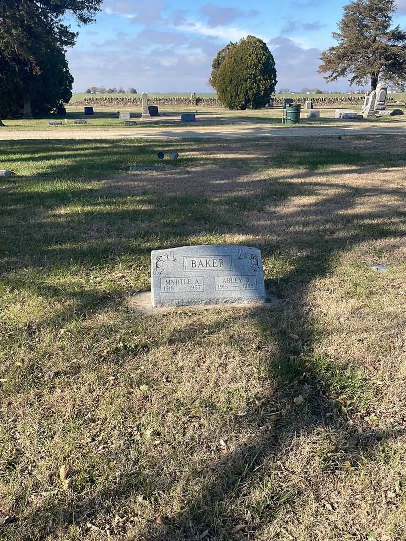 Arley J. Baker's grave. Photo 2