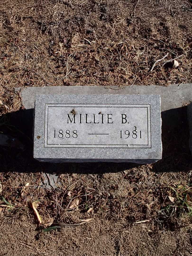 Millie Tatlow's grave. Photo 4