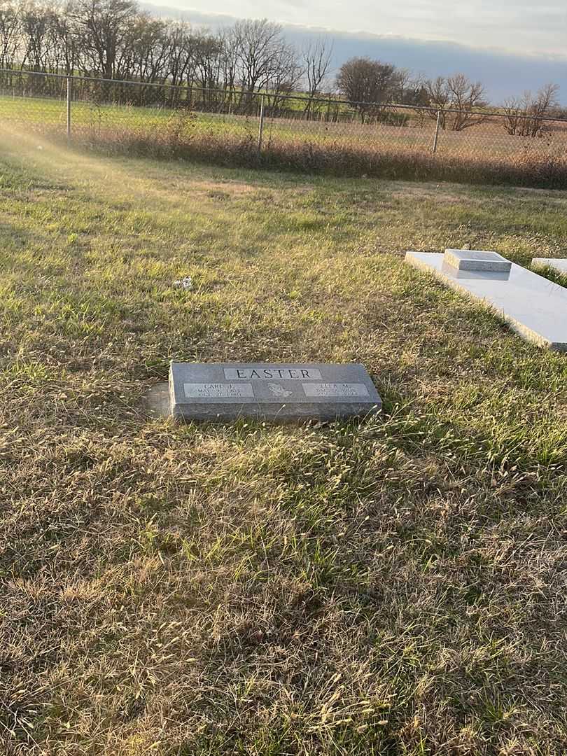Carl J. Easter's grave. Photo 2