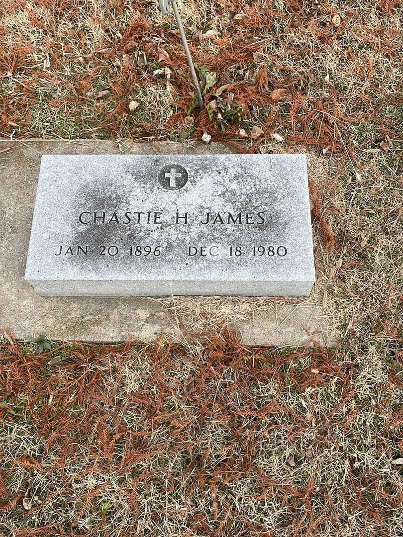 Chastie H. James's grave. Photo 3