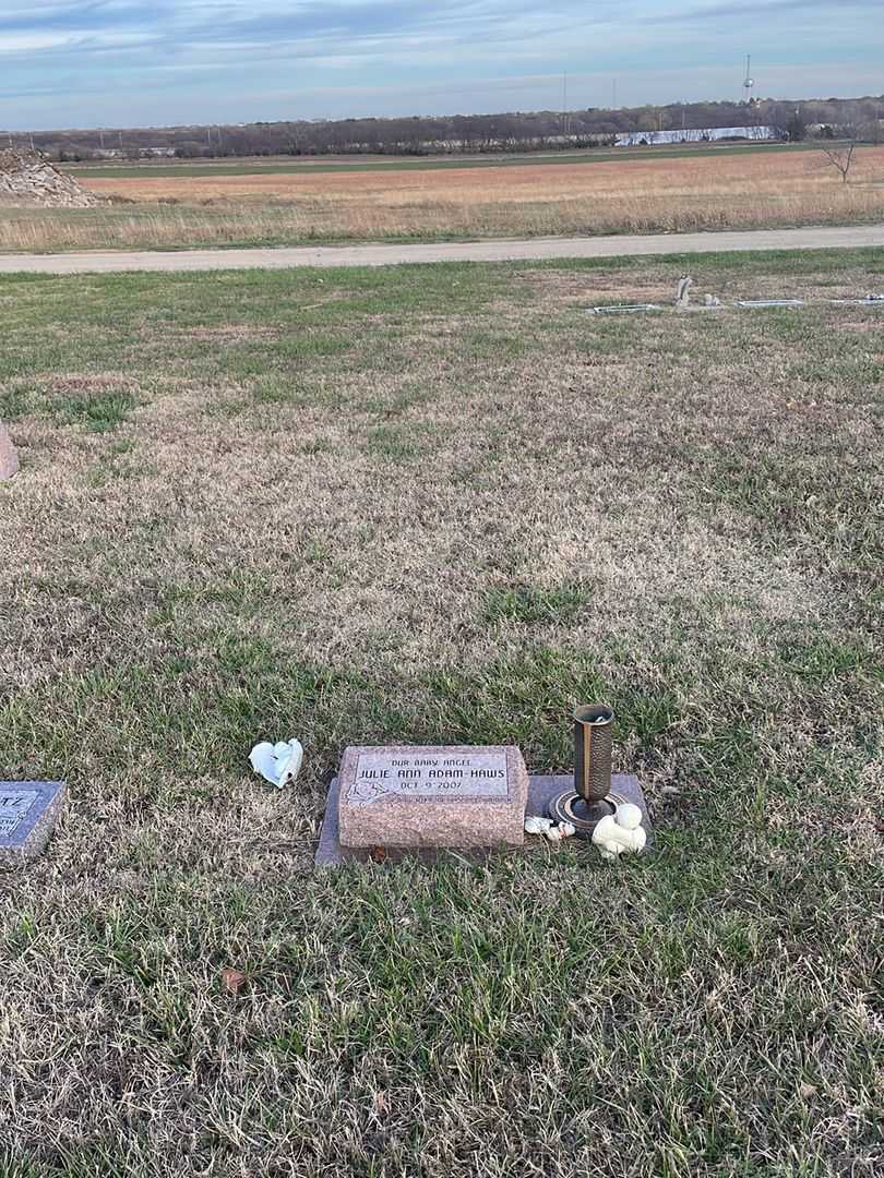 Julie Ann Adam-Haws's grave. Photo 2