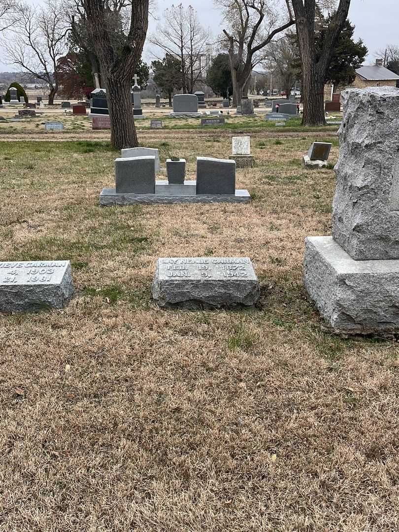 Gay Neale Carman's grave. Photo 2
