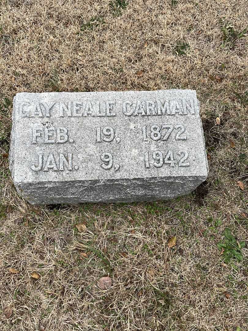 Gay Neale Carman's grave. Photo 3