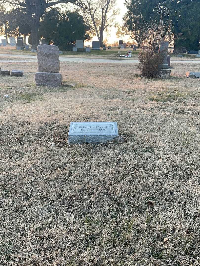 Bergin C. Taylor's grave. Photo 2