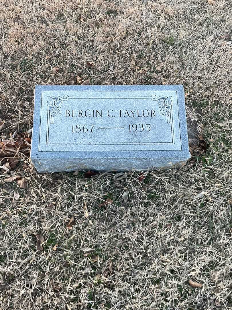 Bergin C. Taylor's grave. Photo 1