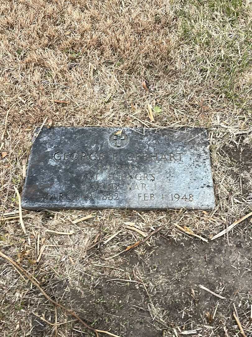 George F. Gebhart's grave. Photo 3