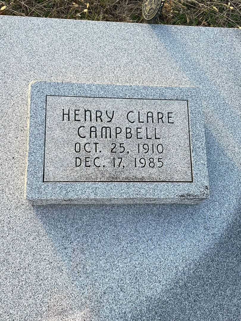 Henry Clare Campbell's grave. Photo 1