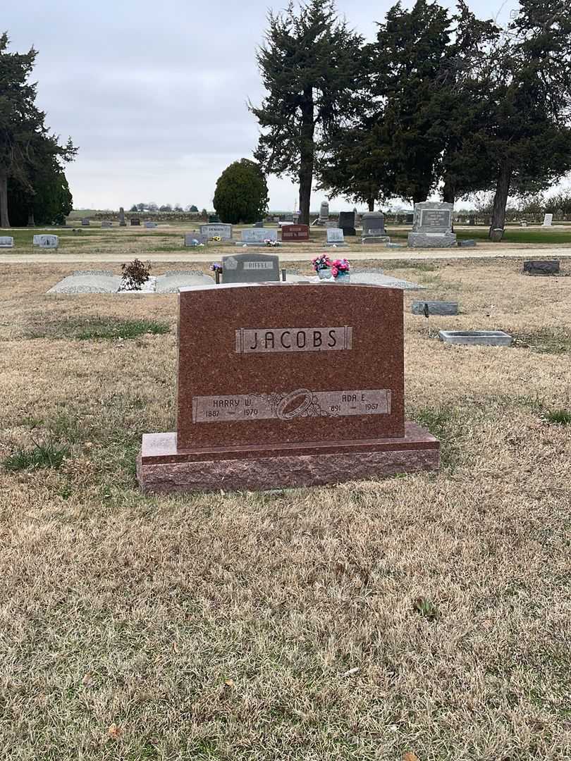 Ada E. Jacobs's grave. Photo 2