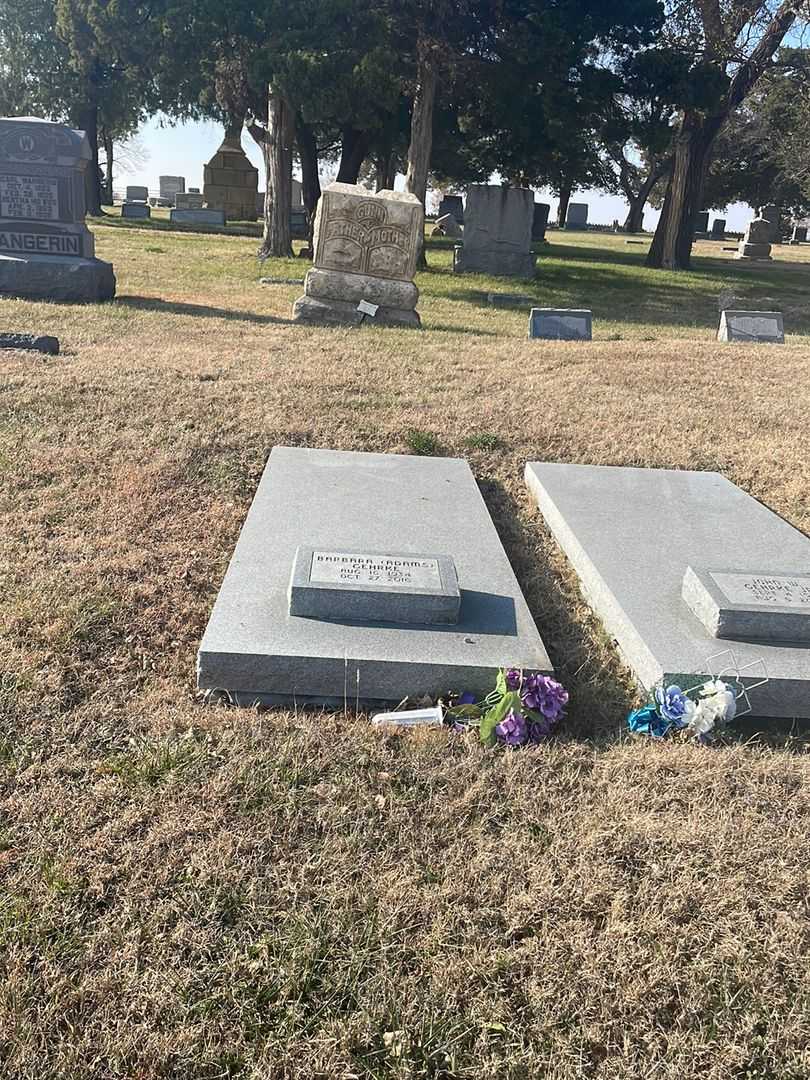 Barbara Adams Gehrke's grave. Photo 2