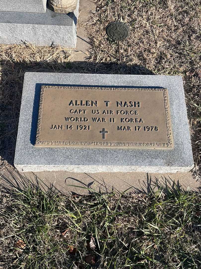 Allen T. Nash's grave. Photo 3
