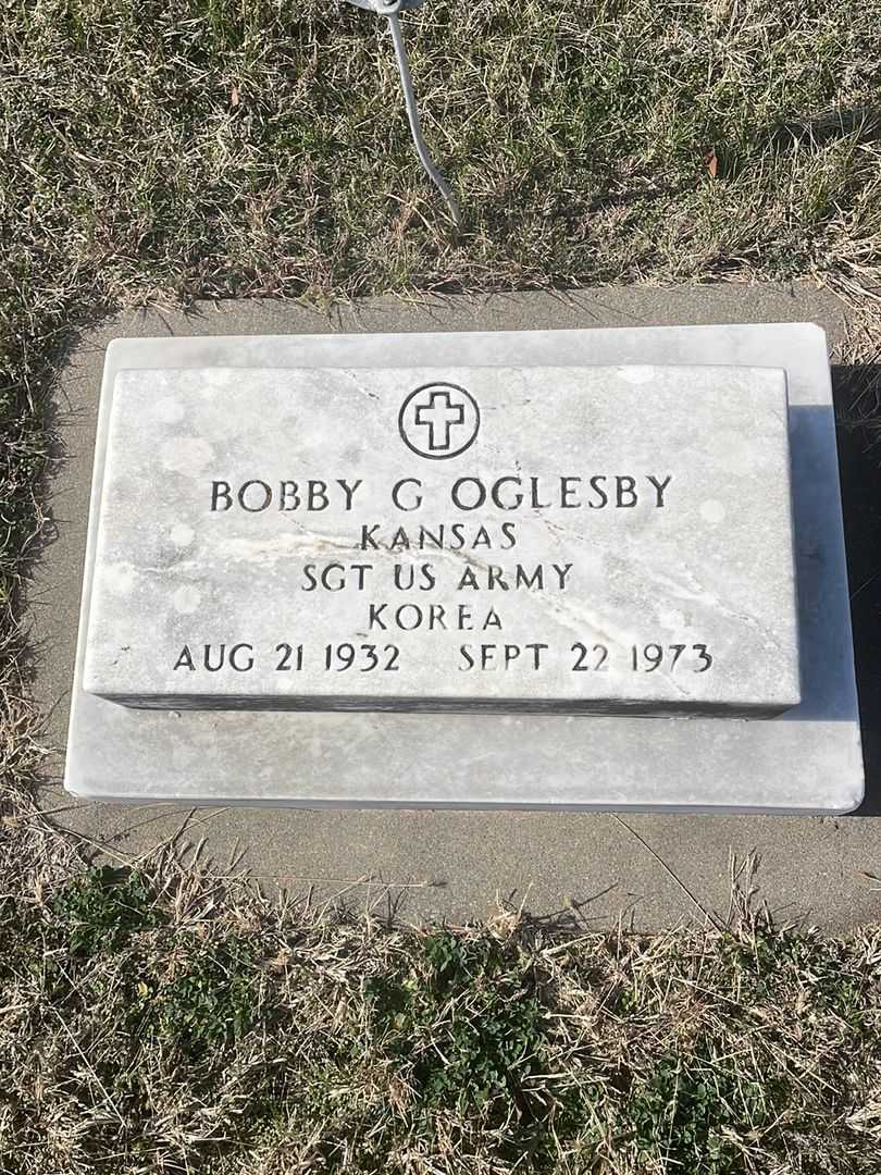 Bobby G. Oglesby's grave. Photo 1