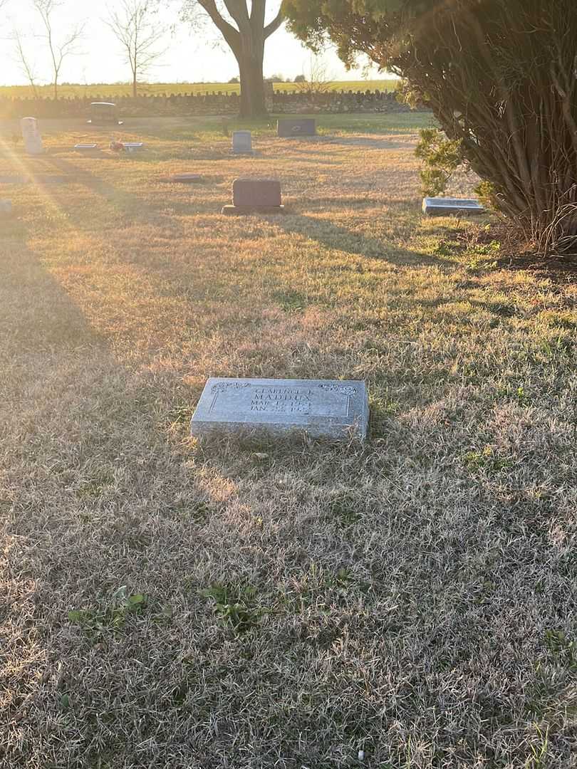 Clarence J. Maddux's grave. Photo 2