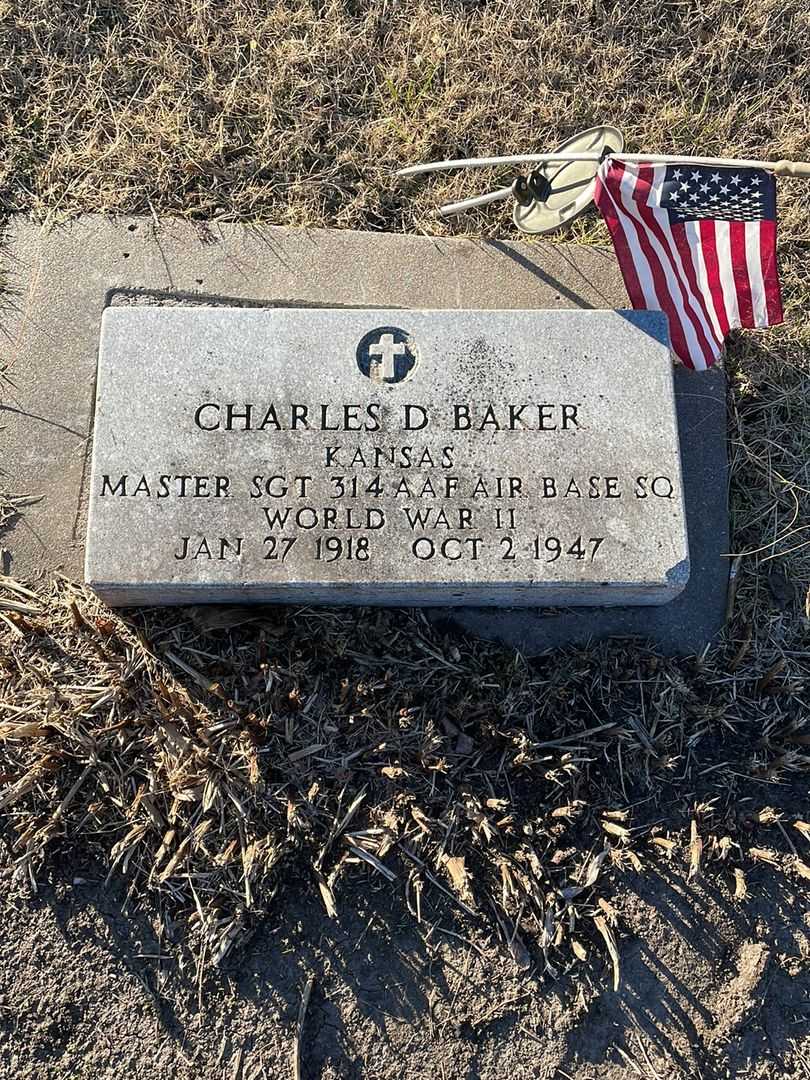 Charles D. Baker's grave. Photo 1