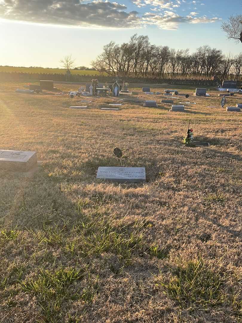 Vincent G. Gallagher's grave. Photo 2