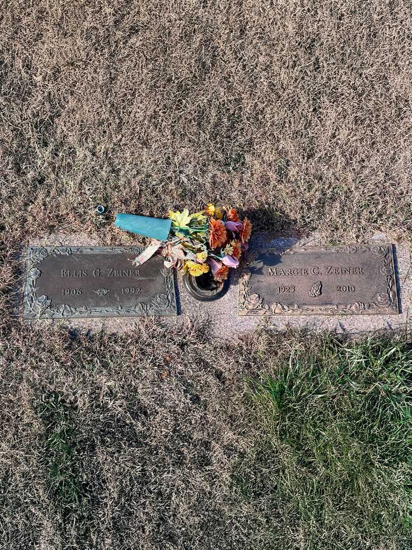 Margie C. Zeiner's grave. Photo 1