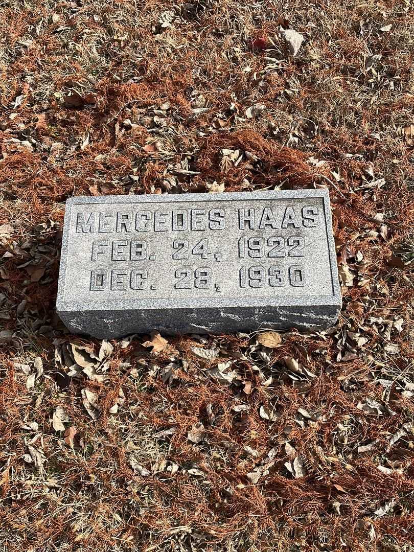 Mercedes Haas's grave. Photo 1