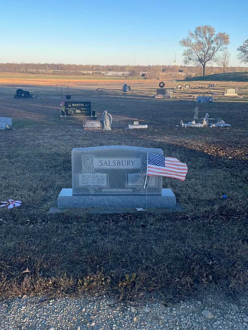 John A. Salsbury's grave. Photo 2