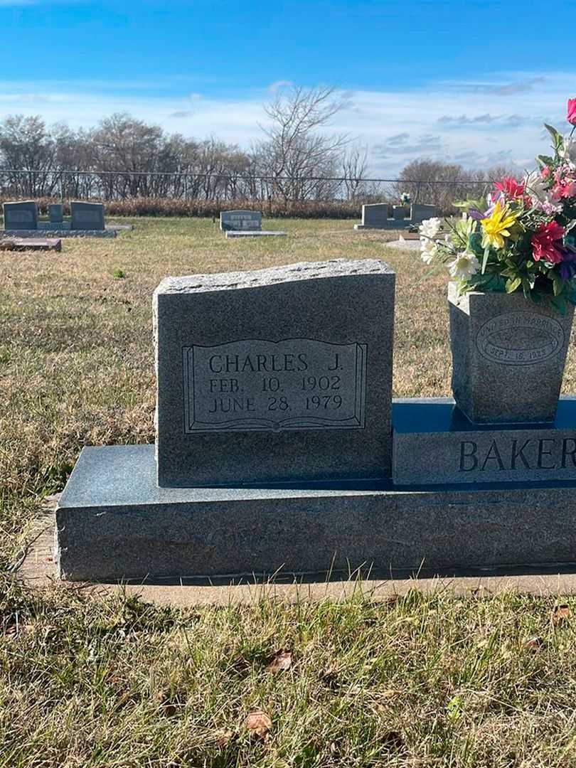 Charles J. Baker's grave. Photo 3