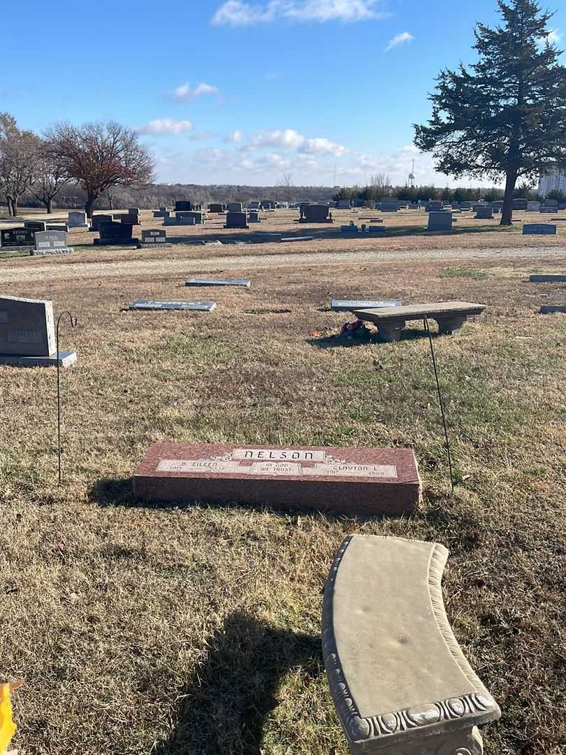 Clayton L. Nelson's grave. Photo 2